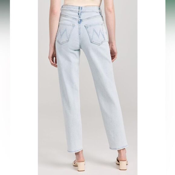 NWT MOTHER Women's High Waisted Pointy Study Nerdy Scatch Jeans size 30 - Picture 3 of 15